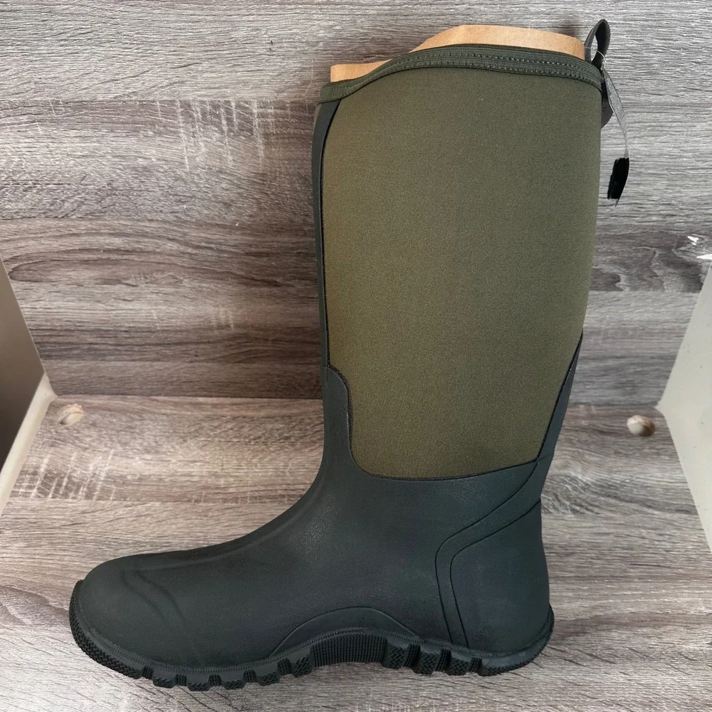 Muck Boot Company Edgewater Hi Boots Mens 13 Moss Green Waterproof Hunting NEW